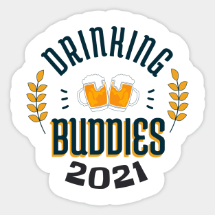 Drinking Buddies 2021 -Oktoberfest German  Beer Festival Sticker